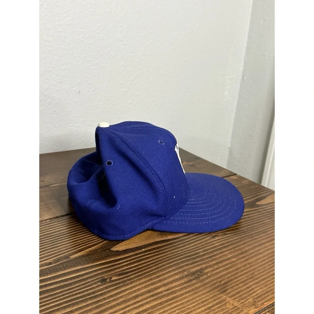 Vintage Kansas City Royals Hat 7‎ 1/4 Blue Roman Pro Baseball Cap MLB Wool